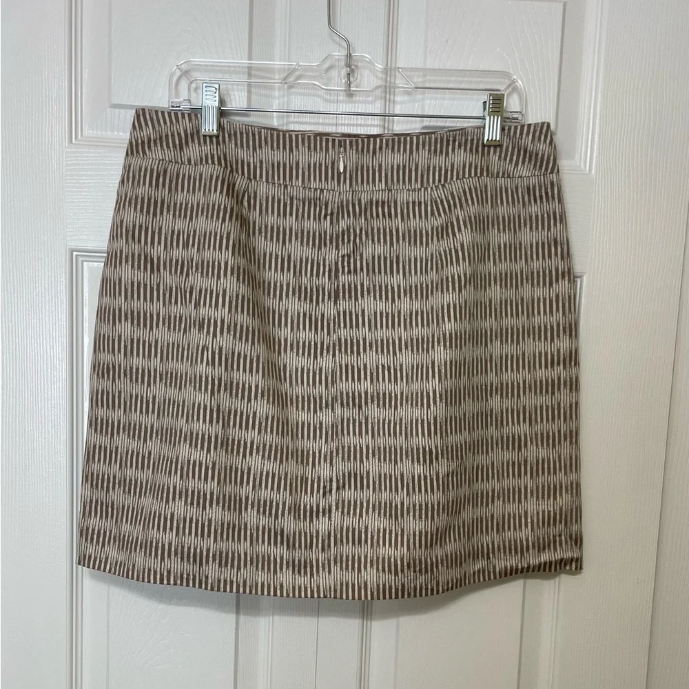 LOFT Cream Tan Pencil Mini Skirt for Work